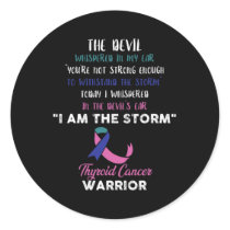 Cancer Fight Cancer Ribbon 2  Classic Round Sticker
