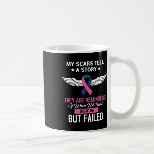 Cancer Fight Cancer Ribbon 6  Coffee Mug