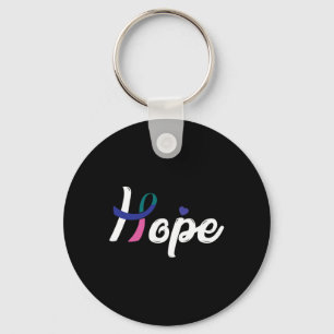 Cancer Fight Cancer Ribbon 9 Keychain