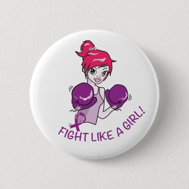 CANCER FIGHT-CAREGIVERS PINBACK BUTTON (Front)