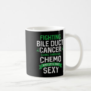 Cancer Fighter Bile Duct Cancer Patient Chemo Ther Coffee Mug