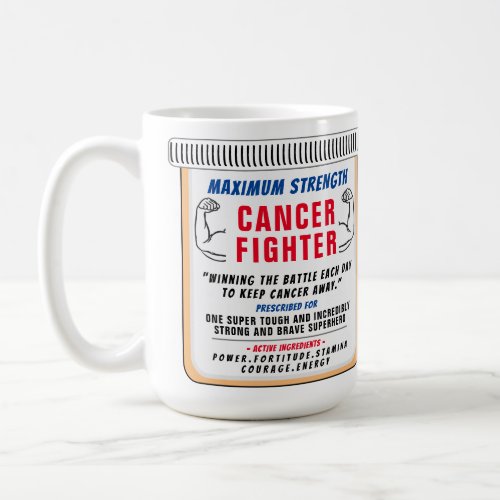 Cancer Fighter Inspirational Gift Coffee Mug