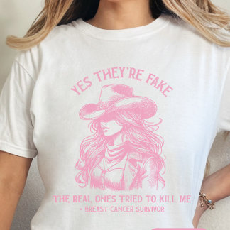 Cancer Fighter T-shirt, Breast Cancer Survivor Tri-Blend Shirt