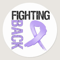 Cancer Fighting Back Classic Round Sticker