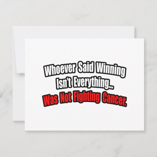 Cancer Fighting Quote (Front)