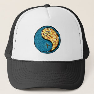 Cancer & Fire Horse Trucker Hat