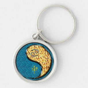 Cancer & Fire Monkey Keychain