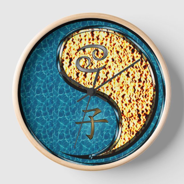 Cancer & Fire Rat Clock (Front)