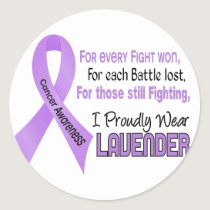 Cancer For Every…..I Proudly Wear Lavender 1 Classic Round Sticker