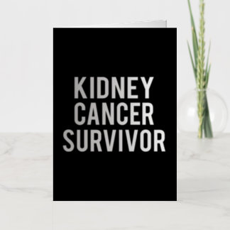 Cancer Free [Kidney Not Included] Foil Greeting Card