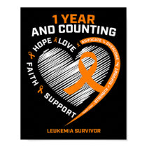 Cancer Free Products Men Women Kids Gifts Leukemia Poster