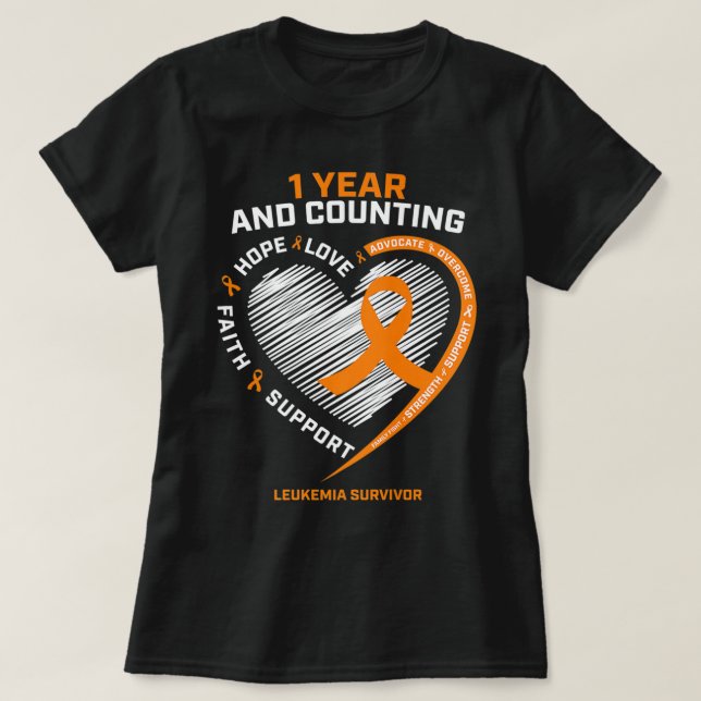 Cancer Free Products Men Women Kids Gifts Leukemia T-Shirt (Design Front)