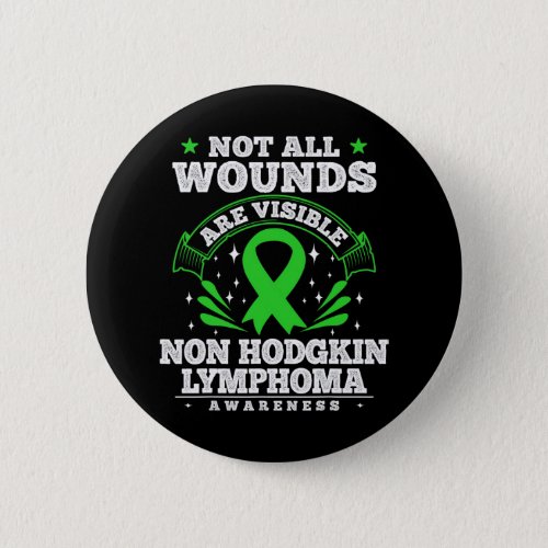 Cancer Gift Non Hodgkin Lymphoma Awareness Ribbon  Button