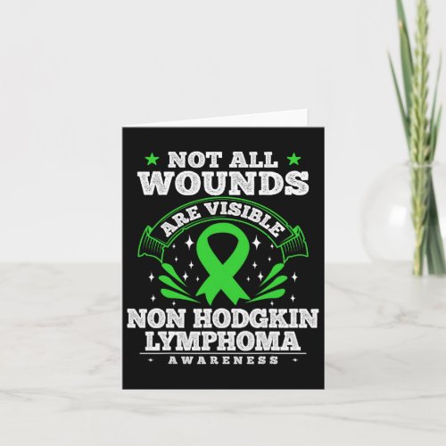 Cancer Gift Non Hodgkin Lymphoma Awareness Ribbon  Card