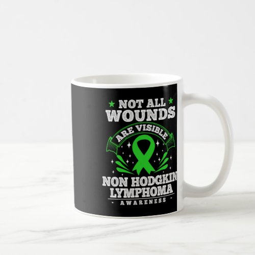 Cancer Gift Non Hodgkin Lymphoma Awareness Ribbon  Coffee Mug