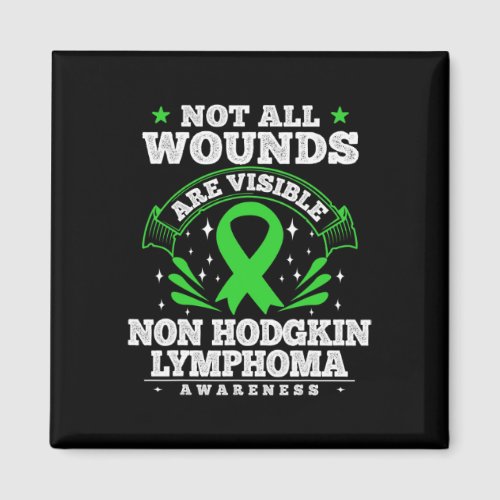 Cancer Gift Non Hodgkin Lymphoma Awareness Ribbon  Magnet