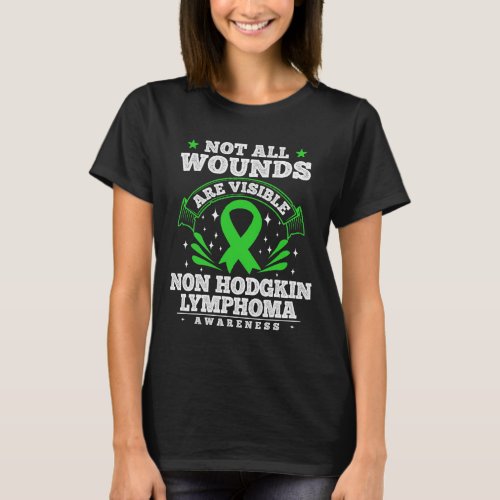 Cancer Gift Non Hodgkin Lymphoma Awareness Ribbon  T_Shirt