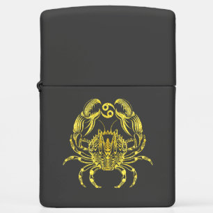 Cancer Gold Zippo Lighter