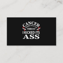 Cancer Grabbed Me By The Throat I Kicked Its Business Card