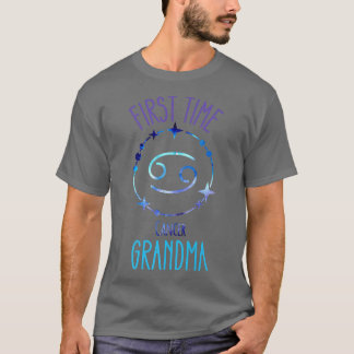 Cancer Grandma Zodiac Symbol First Time Grandma An T-Shirt