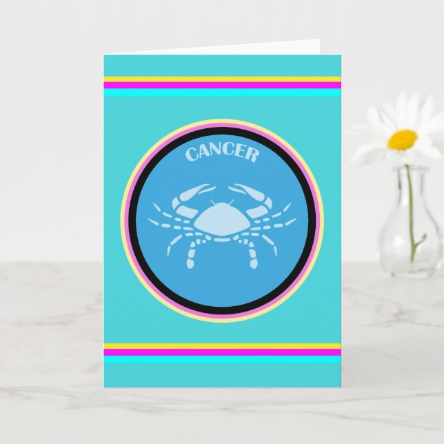 Cancer Greeting Card (Small Plant)