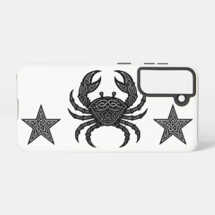 Cancer — Haunted Ink Zodiac Crab Samsung Galaxy S21 Case