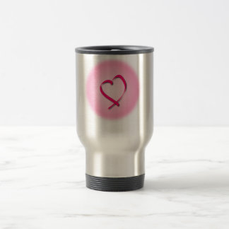 Cancer Heart Travel Mug