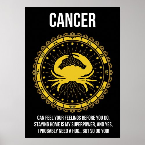 Cancer _ Horoscope Funny Zodiac Sign Humor