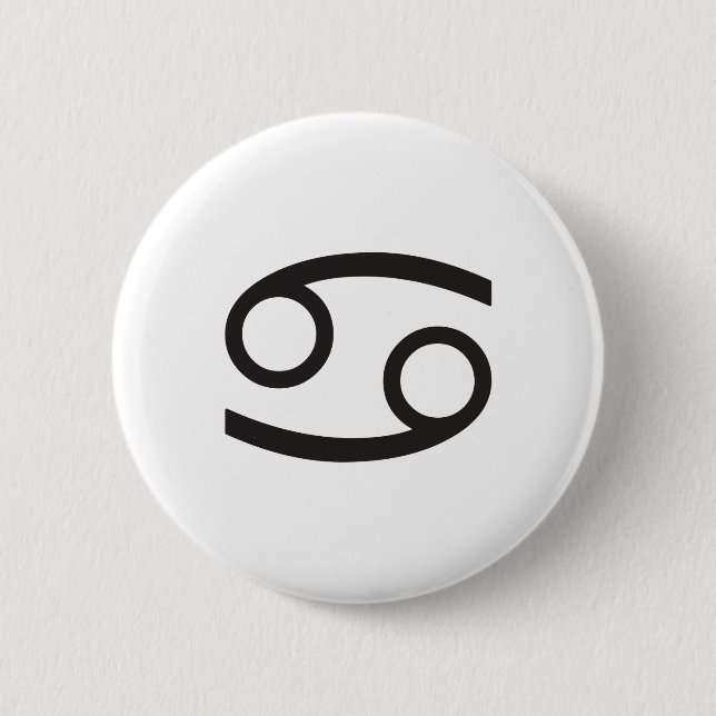 CANCER, HOROSCOPE SYMBOL BUTTON (Front)