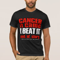 Cancer. I Beat Cancer. Cancer free. T-Shirt