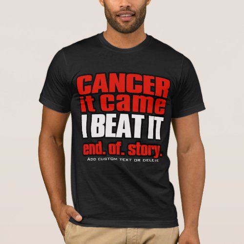 Cancer I Beat Cancer Cancer free T_Shirt