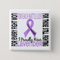 Cancer I Proudly Wear Lavender 2 Button