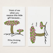 Cancer I'll Be Thinking Of You Bookmark (Front & Back)