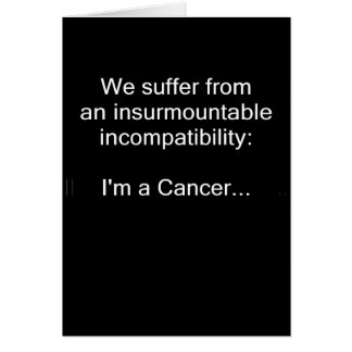 Cancer Incompatibility Cards