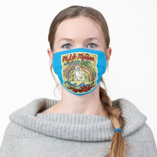 Cancer Inspirational Poem Art Custom Face Masks (Worn)