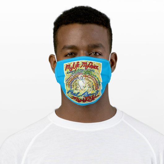 Cancer Inspirational Poem Art Custom Face Masks (Worn)
