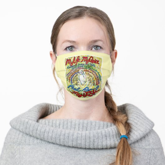 Cancer Inspirational Poem Art Custom Face Masks (Worn)