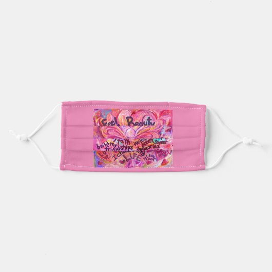 Cancer Inspirational Poem Art Custom Face Masks (Front, Folded)