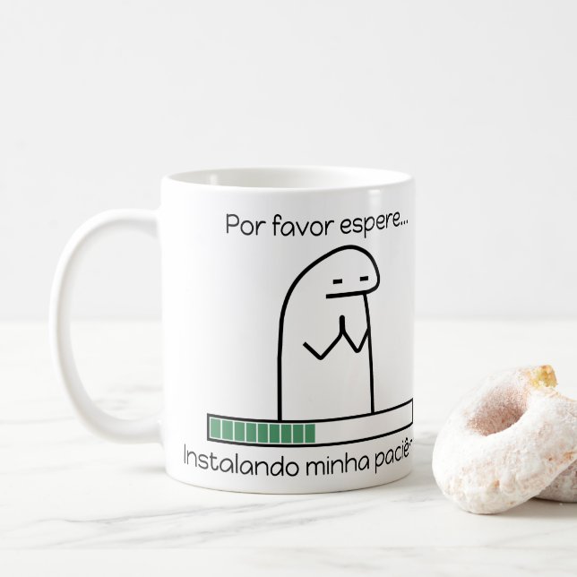Cancer - Installing my patience Coffee Mug (With Donut)