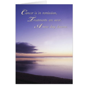 Cancer is in Remission, Sunrise Cards