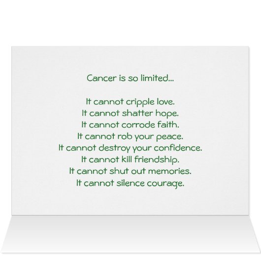 Cancer is so limited (Inside Horizontal (Top))