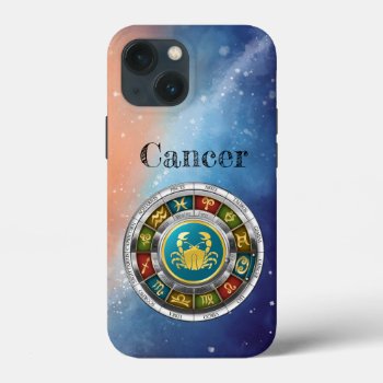 Cancer (june 21-july 22). Zodiac Signs. Iphone 13 Mini Case by VintageStyleStudio at Zazzle