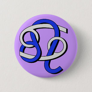 Cancer & Leo GyB Pinback Button