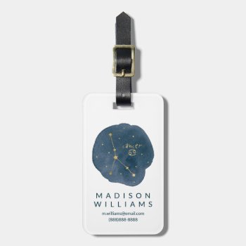 Cancer Luggage Tag by wildapple at Zazzle