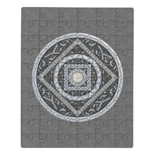 Cancer Mandala Acrylic Puzzle