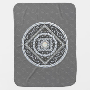 Cancer Mandala Baby Blanket