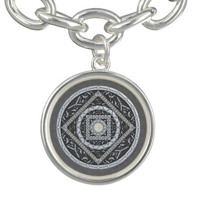 Cancer Mandala Charm Bracelet (Design)