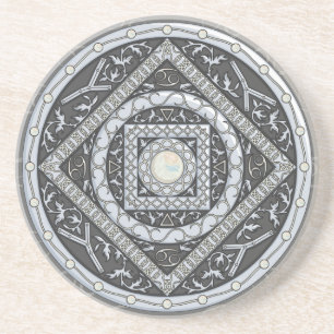 Cancer Mandala Coaster