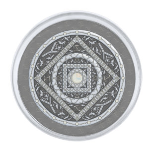 Cancer Mandala Lapel Pin
