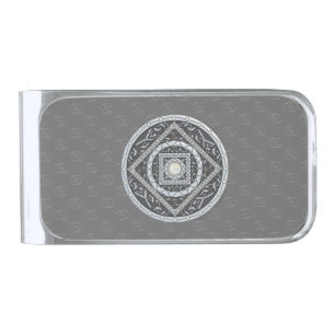 Cancer Mandala Money Clip